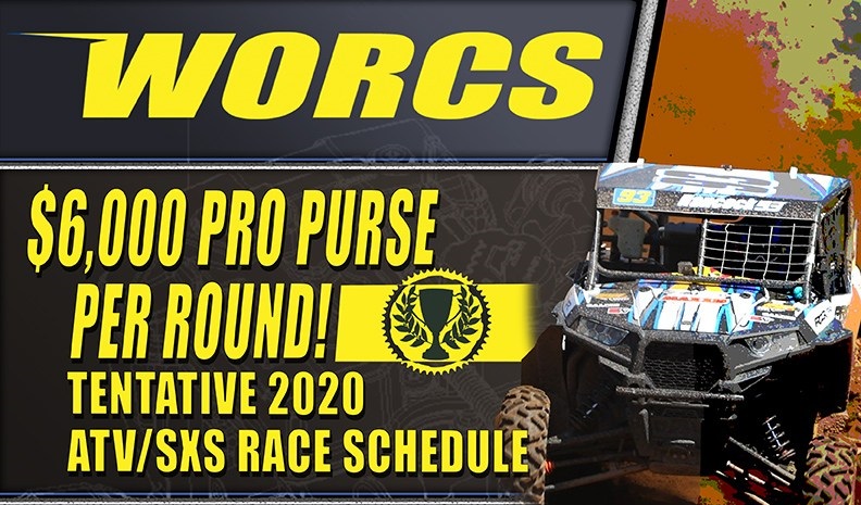 The 2020 SXS WORCS schedule has been announced.