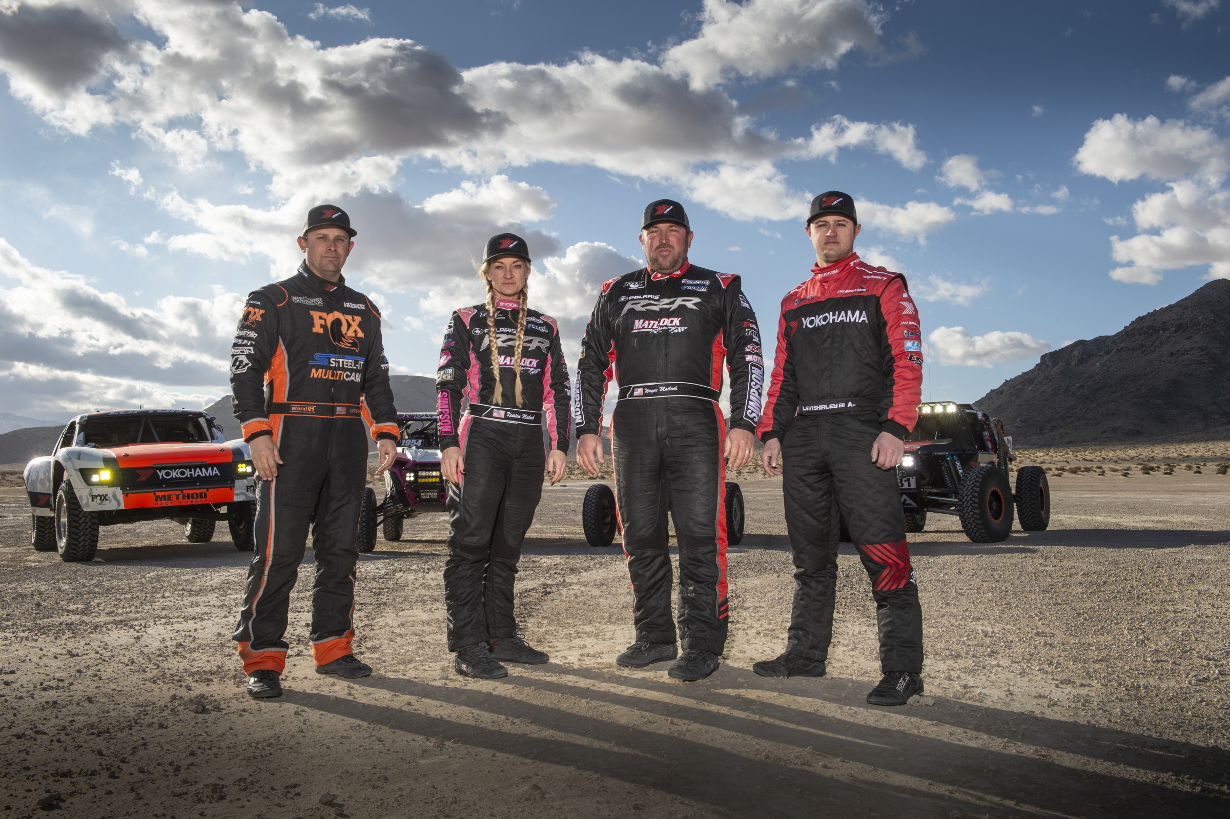  Yokohama Tire Names Two New Off-road Drivers for the 2020 Season Justin Lofton (Trophy Truck) and Levi Shirley (Ultra4 4400 class) will compete on purpose-built GEOLANDAR® M/T-Spec R race tires