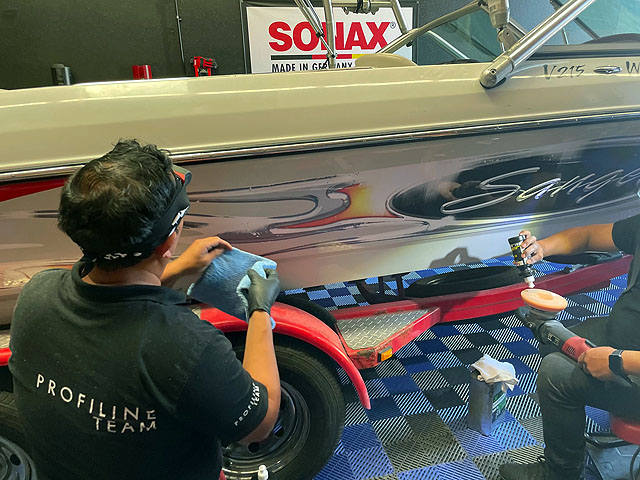 sonax boat detailing